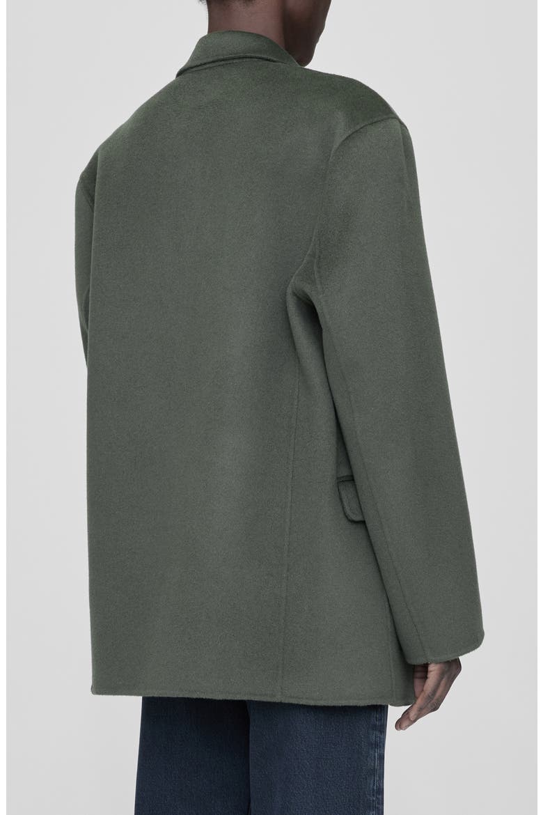 Quinn Wool & Cashmere Blazer, Alternate, color, OLIVE CASHMERE BLEND