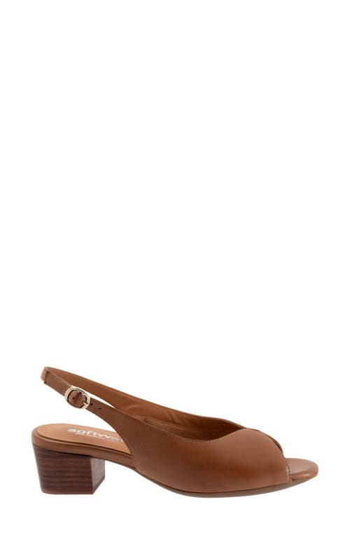 Softwalk ® Lakewood Slingback Sandal In Luggage