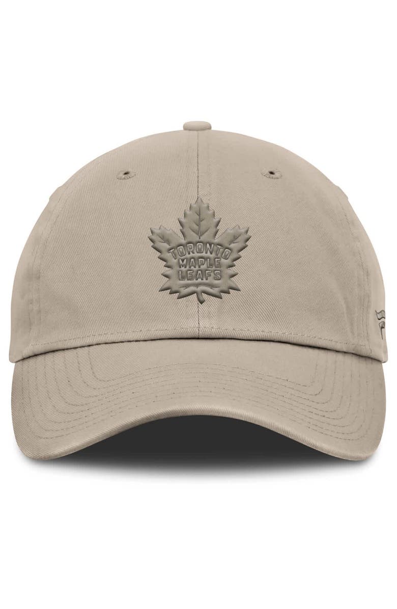 FANATICS Men's Fanatics Tan Toronto Maple Leafs Authentic Pro Road Adjustable Hat, Alternate, color, Tan
