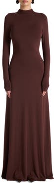 Naked Wardrobe Long Sleeve Maxi Dress