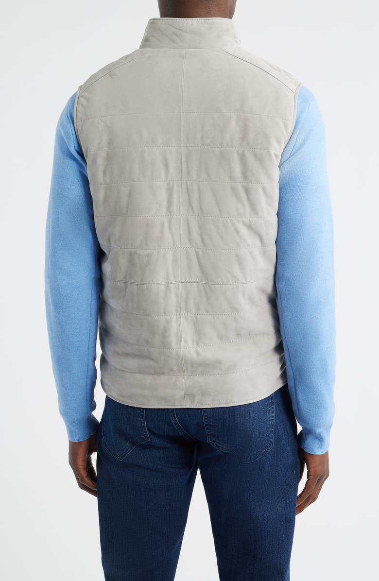 Peter Millar Crown Crafted Featherweight Suede Vest, Alternate, color, British Grey