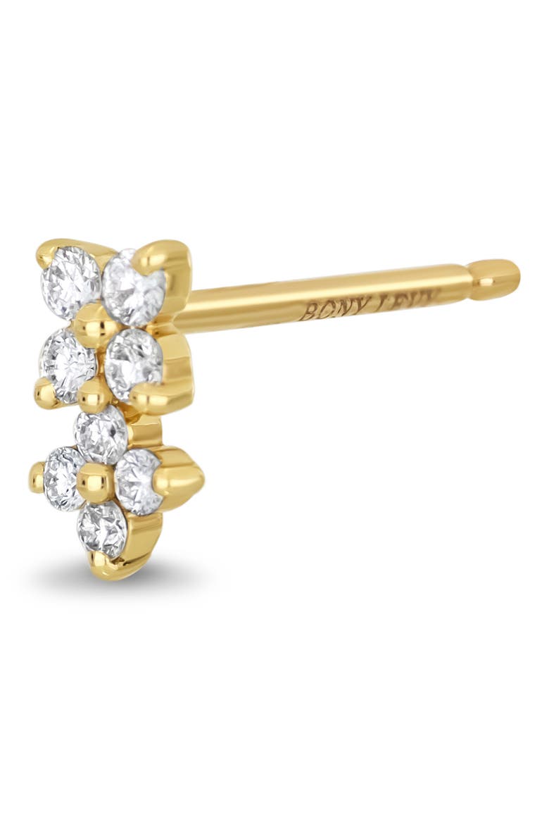 Monaco 18k Gold Diamond Stud Earrings, Alternate, color, 18K YELLOW GOLD
