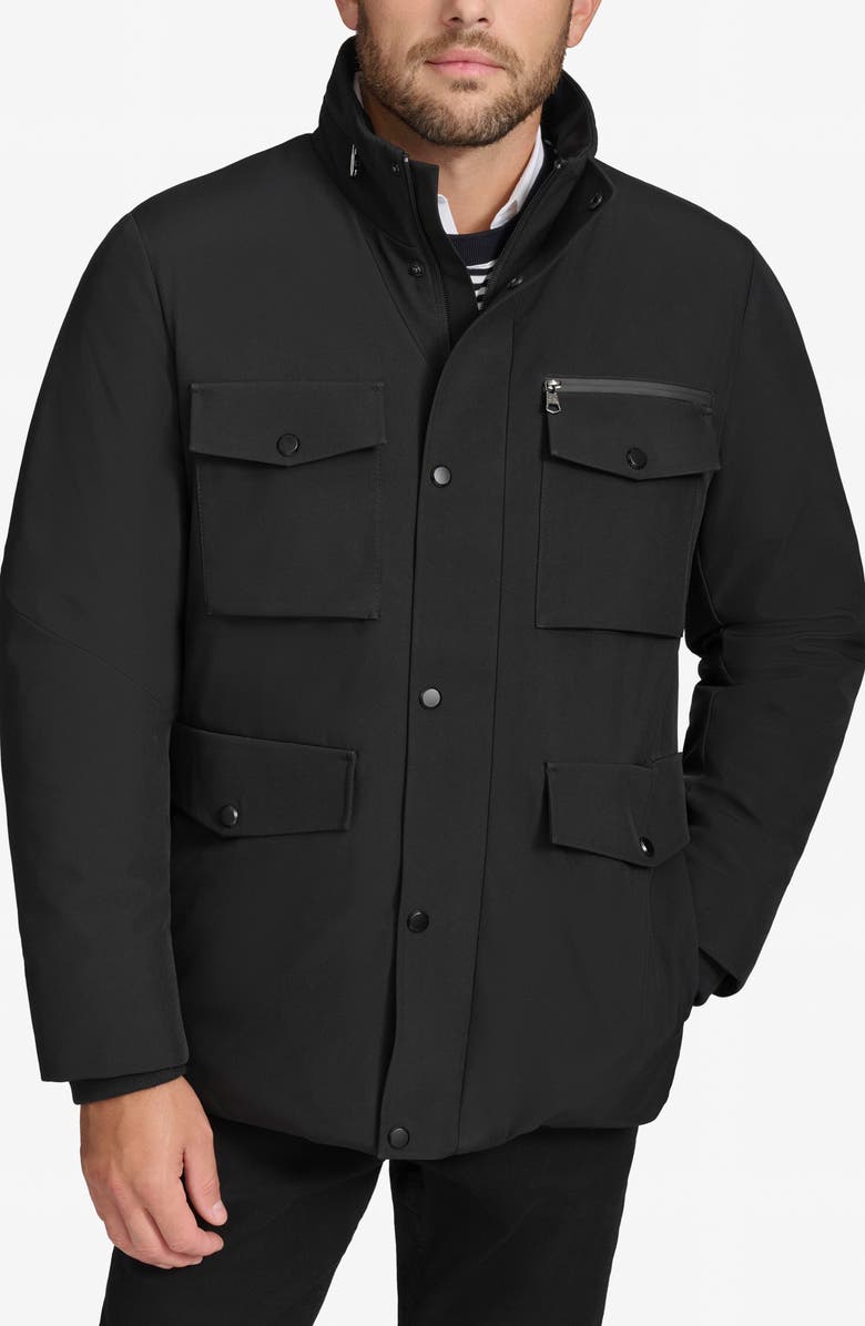 Calvin Klein Technical Water Resistant Field Jacket, Main, color,