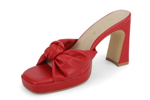 Lauren Lorraine Cherry Pumps In Red