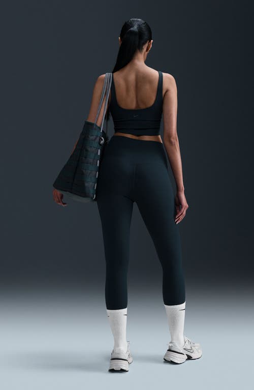 Nike Zenvy Rib Dri-fit Longline Sports Bra