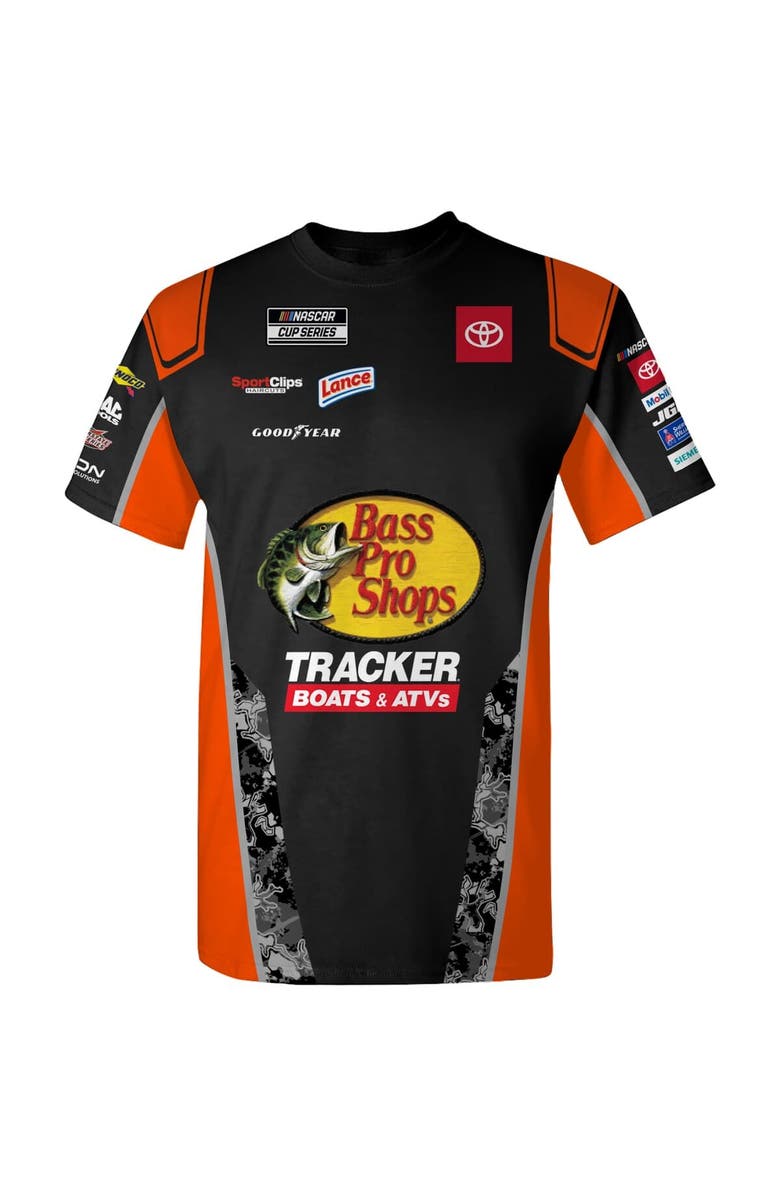 JOE GIBBS RACING TEAM COLLECTION Men's Joe Gibbs Racing Team Collection Black Chase Briscoe Bass Pro Shops Uniform T-Shirt, Alternate, color, Black