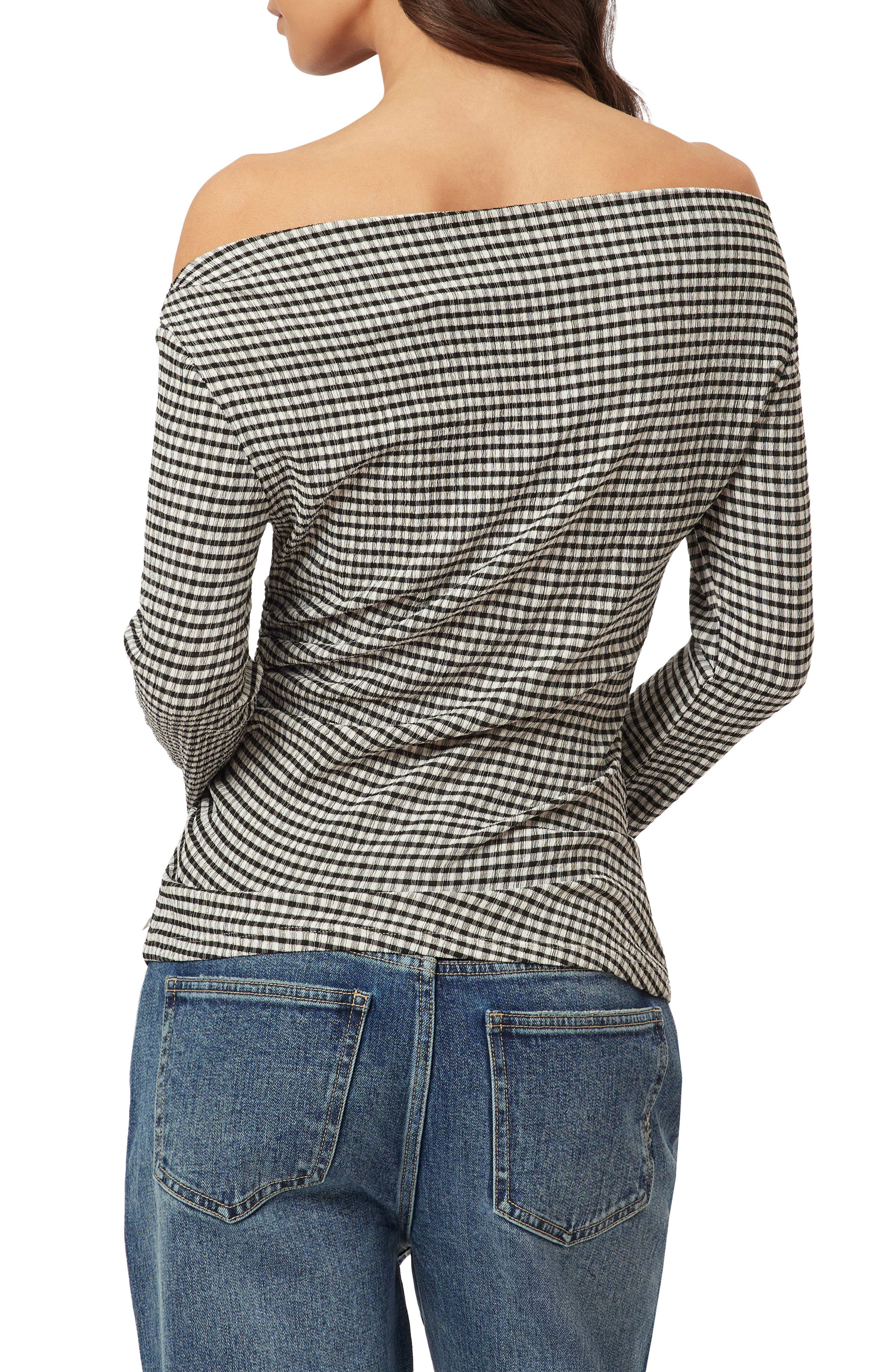Gingham Seersucker Top - image 2