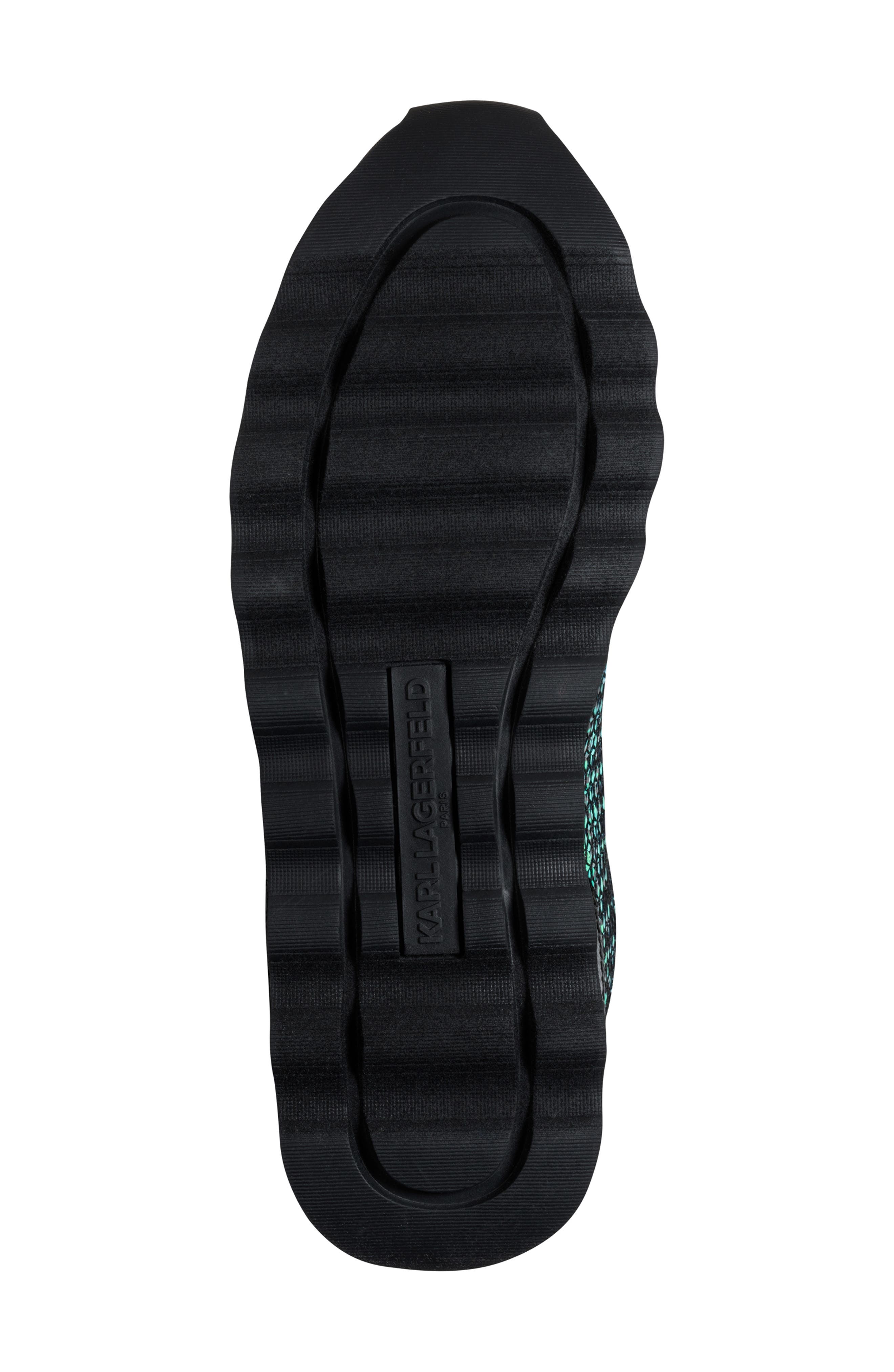 KARL LAGERFELD PARIS Meade Platform Sneaker, Alternate, color, Multi/ Black