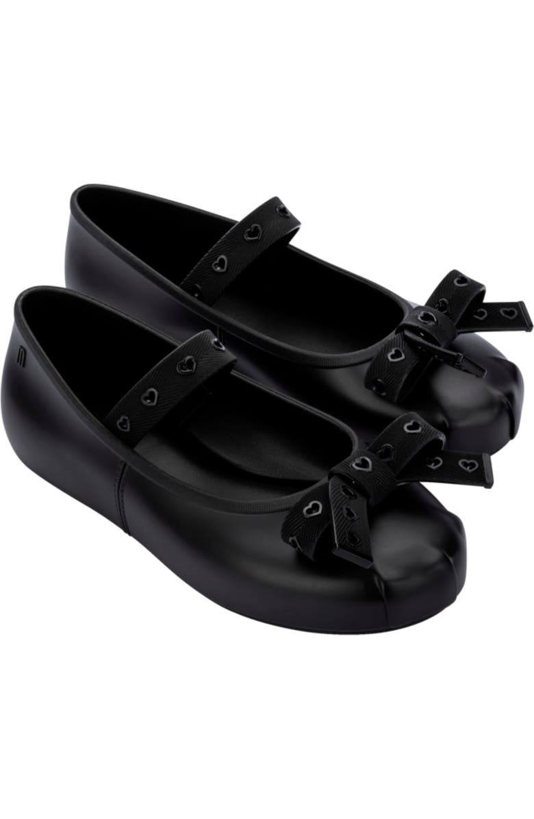 Mini Melissa Kids' Mini Sophie Crush Mary Jane Flat, Main, color, Black