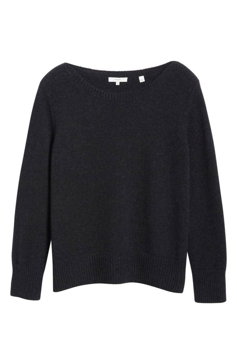 Vince Boat Neck Cashmere Sweater, Alternate, color, 