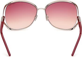 62mm Round Sunglasses