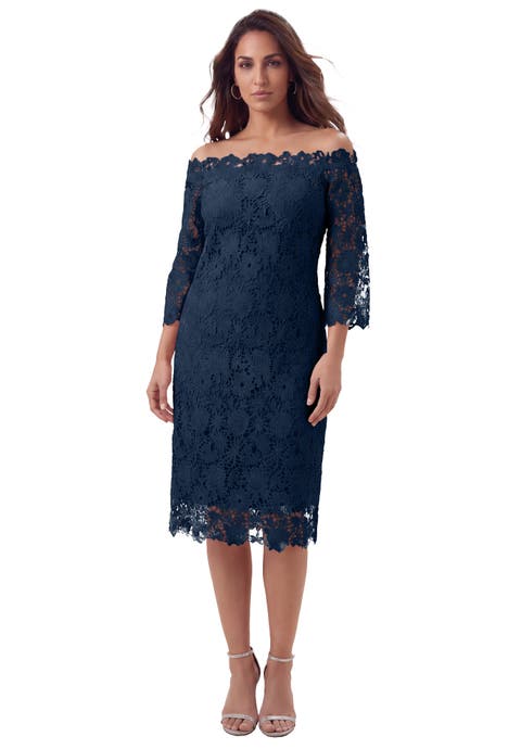 Off The Shoulder Lace Dress
