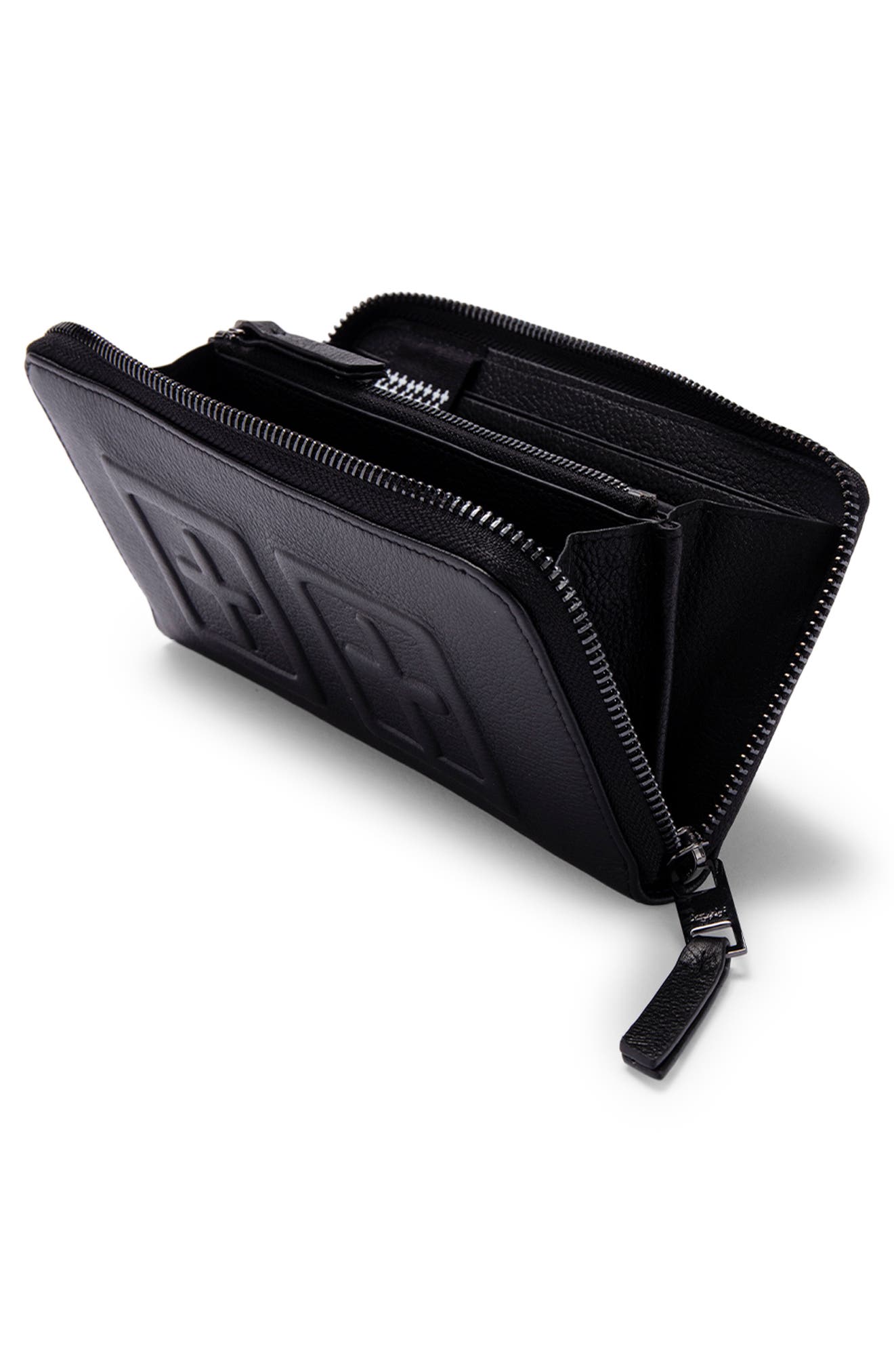 Ksubi Bank Leather Clutch Wallet, Alternate, color, 
