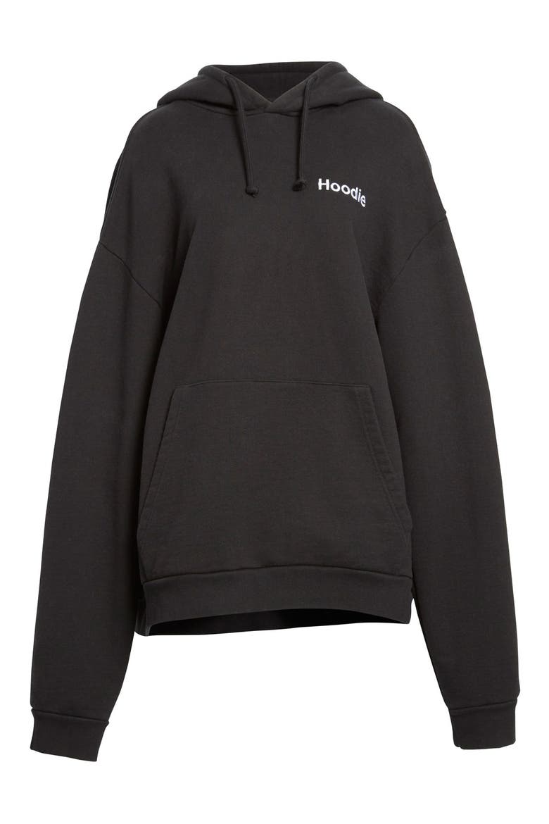 Oversize Hoodie, Alternate, color, BLACK