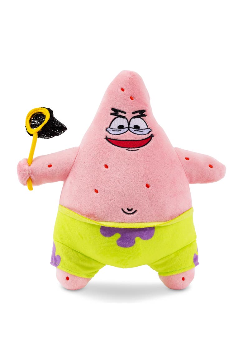 Nickelodeon SpongeBob SquarePants Patrick Star Jellyfishing 10-Inch Plush Toy, Main, color, Multi-Color