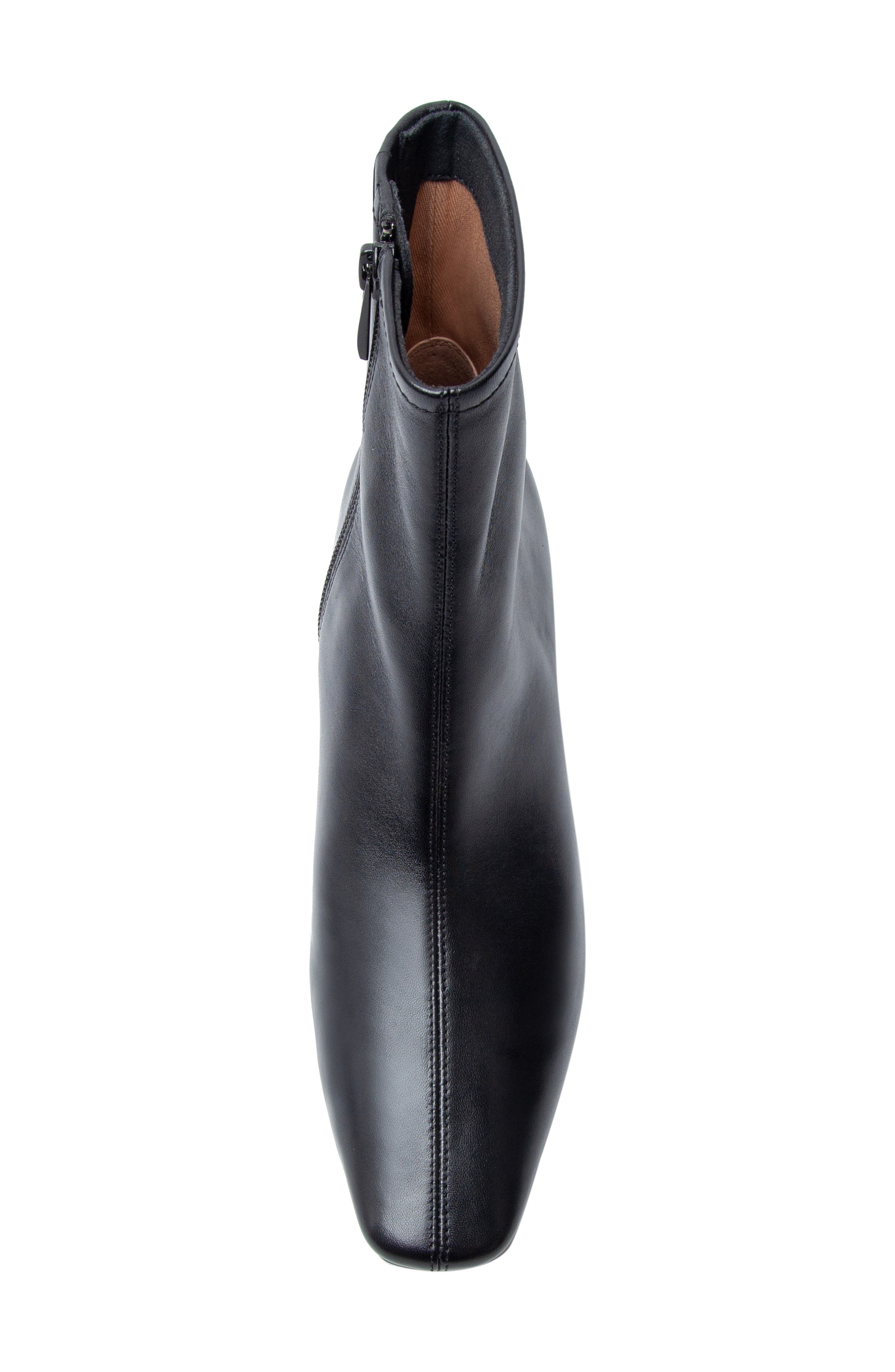 Linea Paolo Wrenly Block Heel Bootie, Alternate, color, Black/ Black