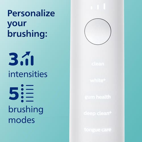 Philips Sonicare Diamondclean Smart 9700 Electric Toothbrush Rosegold In White