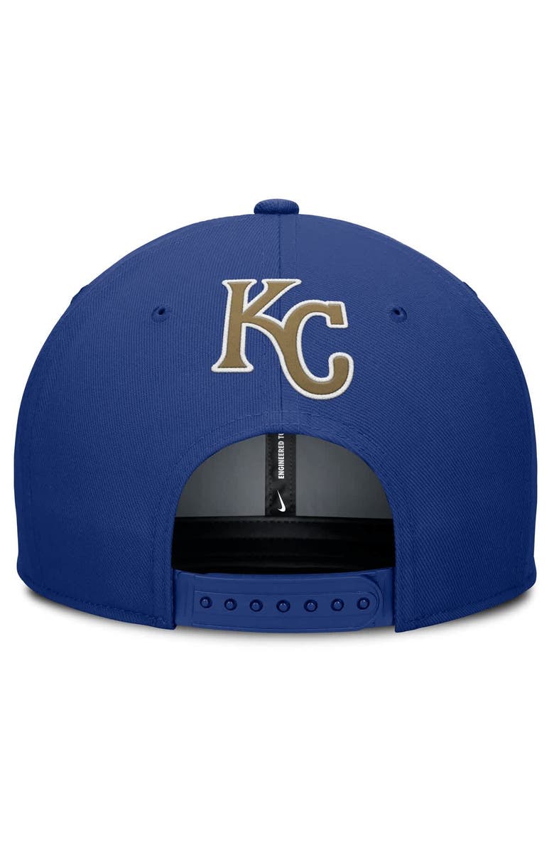 Nike Men's Nike Gray/Royal Kansas City Royals Pro Performance Snapback Hat, Alternate, color, Gray