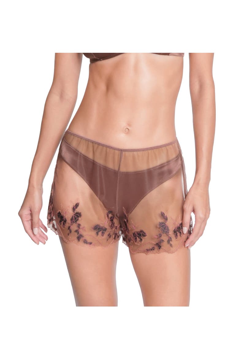 Poeme Prestige Shorts, Alternate, color, Brown