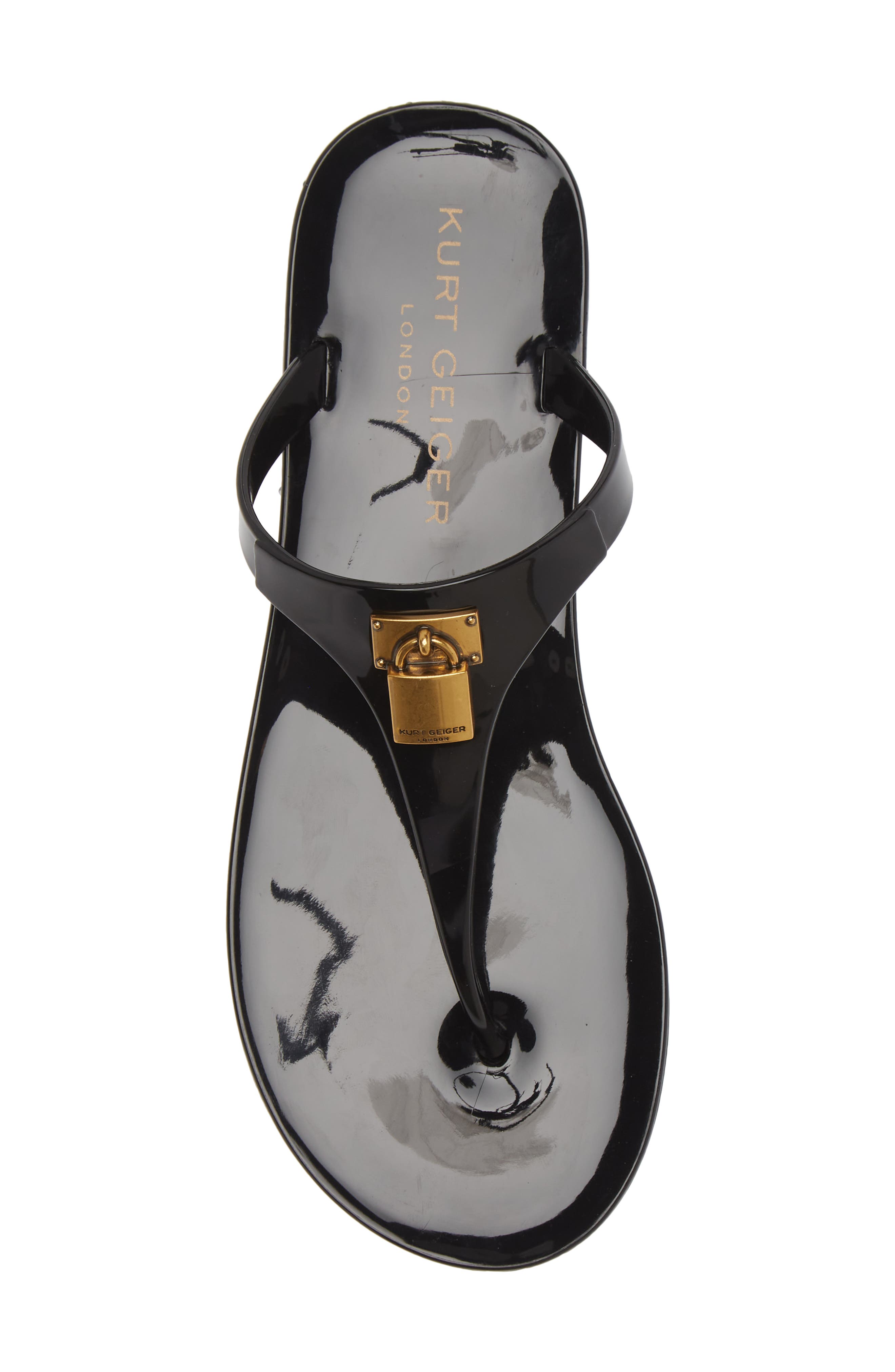 Kurt Geiger London Brixton Jelly Sandal, Alternate, color, Black