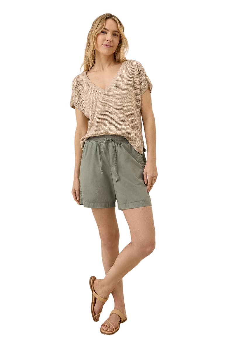 Pact Organic Cotton Monterey Poplin Short, Main, color, Shadow