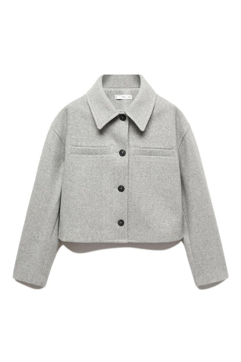 Oversize Boxy Crop Jacket, Alternate, color, MEDIUM HEATHER GREY