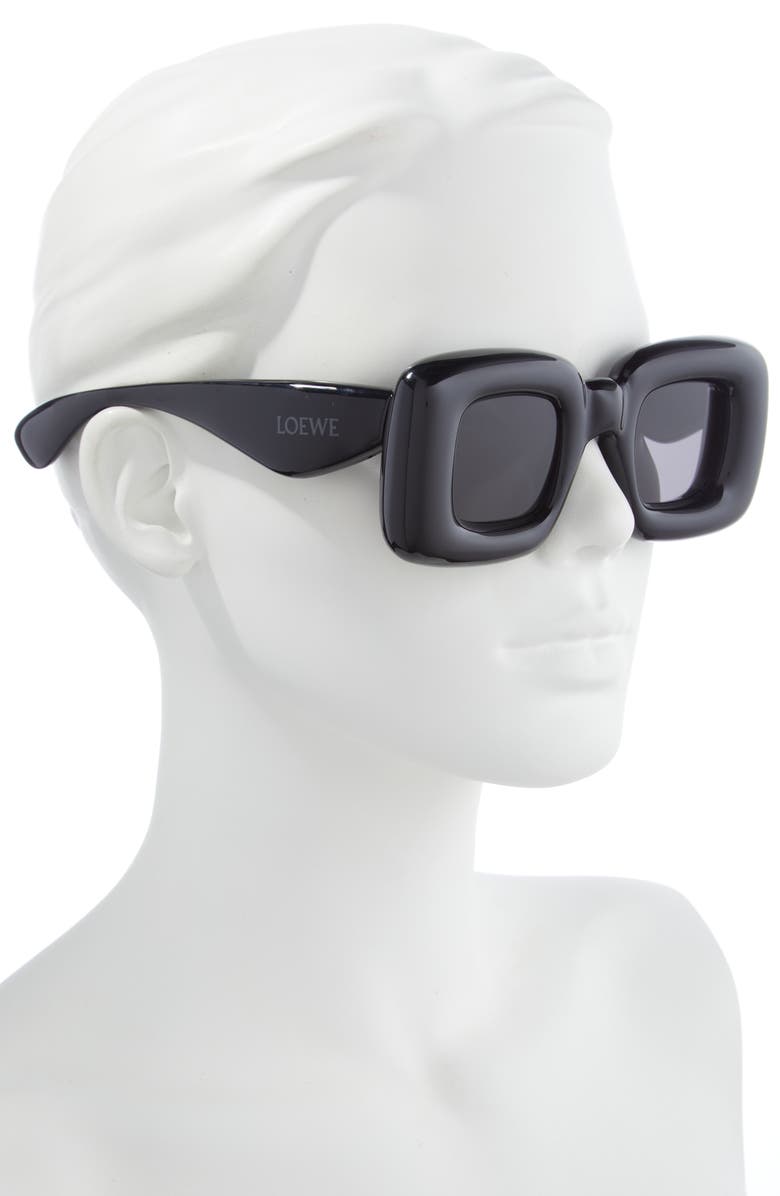 Loewe Injected 41mm Square Sunglasses, Alternate, color,