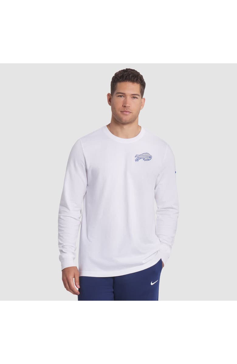 Nike Men's Nike White Buffalo Bills 2025 Rivalries Collection Essential Long Sleeve T-Shirt, Main, color, White