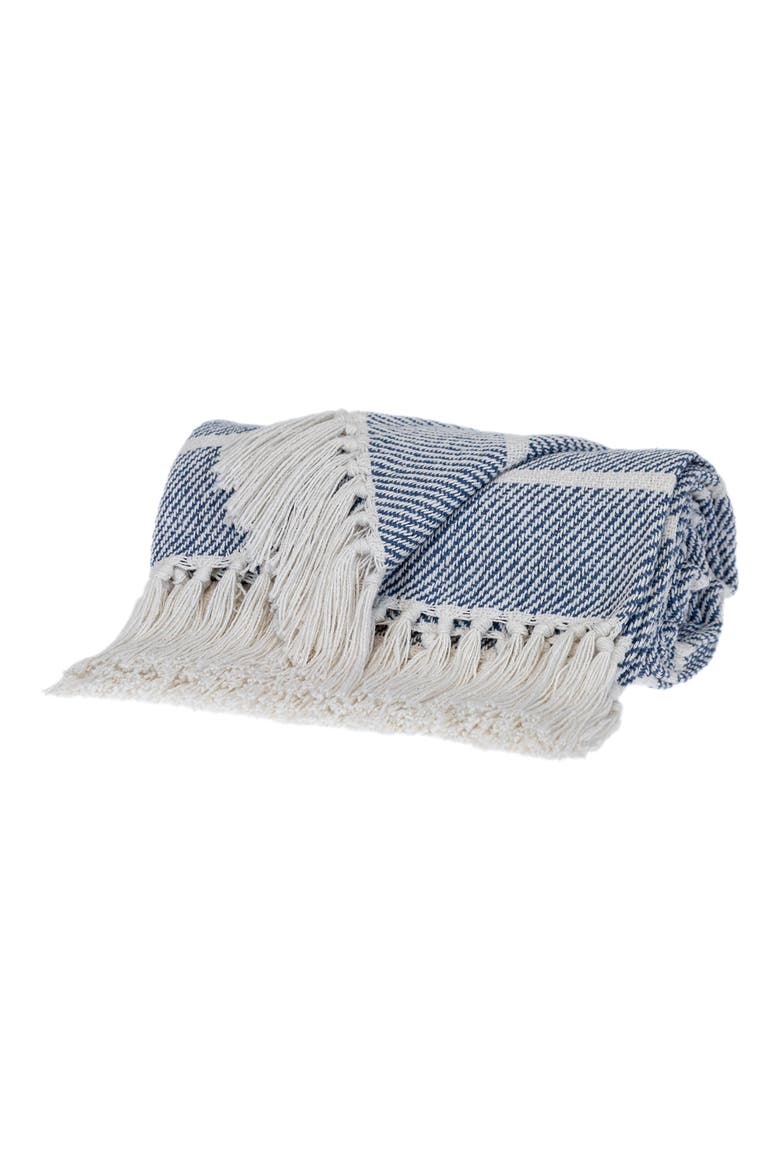Mio Stripe Throw Blanket, Alternate, color, BLUE