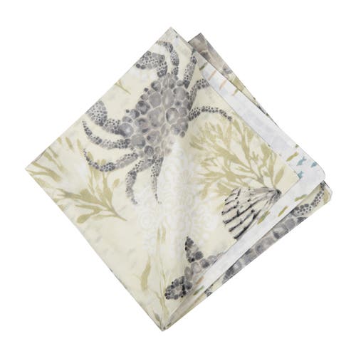 C & F Home C&f Home Cannon Beach Cotton Napkin Machine Washable Set Of 6 Decor In Green