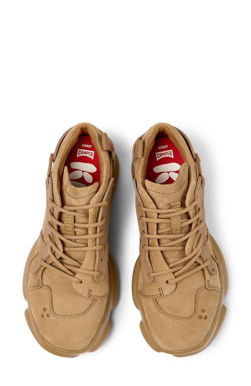 Camper Karst Sneaker In Medium Brown