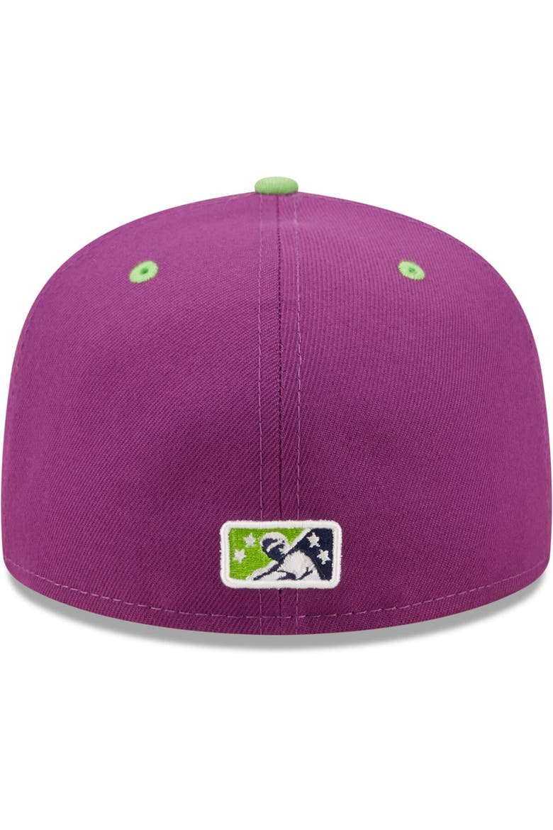 Men's New Era Purple Viñeros de Tri-City Copa De La Diversion 59FIFTY Fitted Hat, Alternate, color, Purple