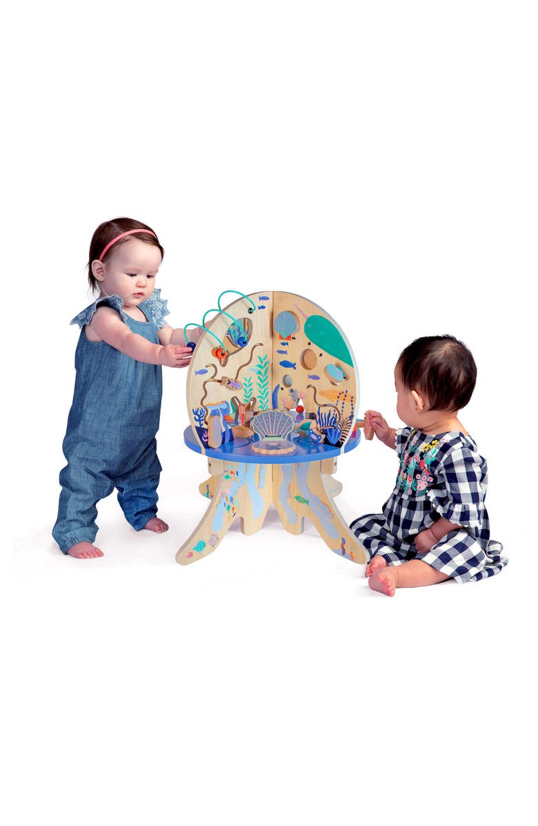 Manhattan Toy Deep Sea Adventure Wooden Activity Center, Alternate, color, Multi