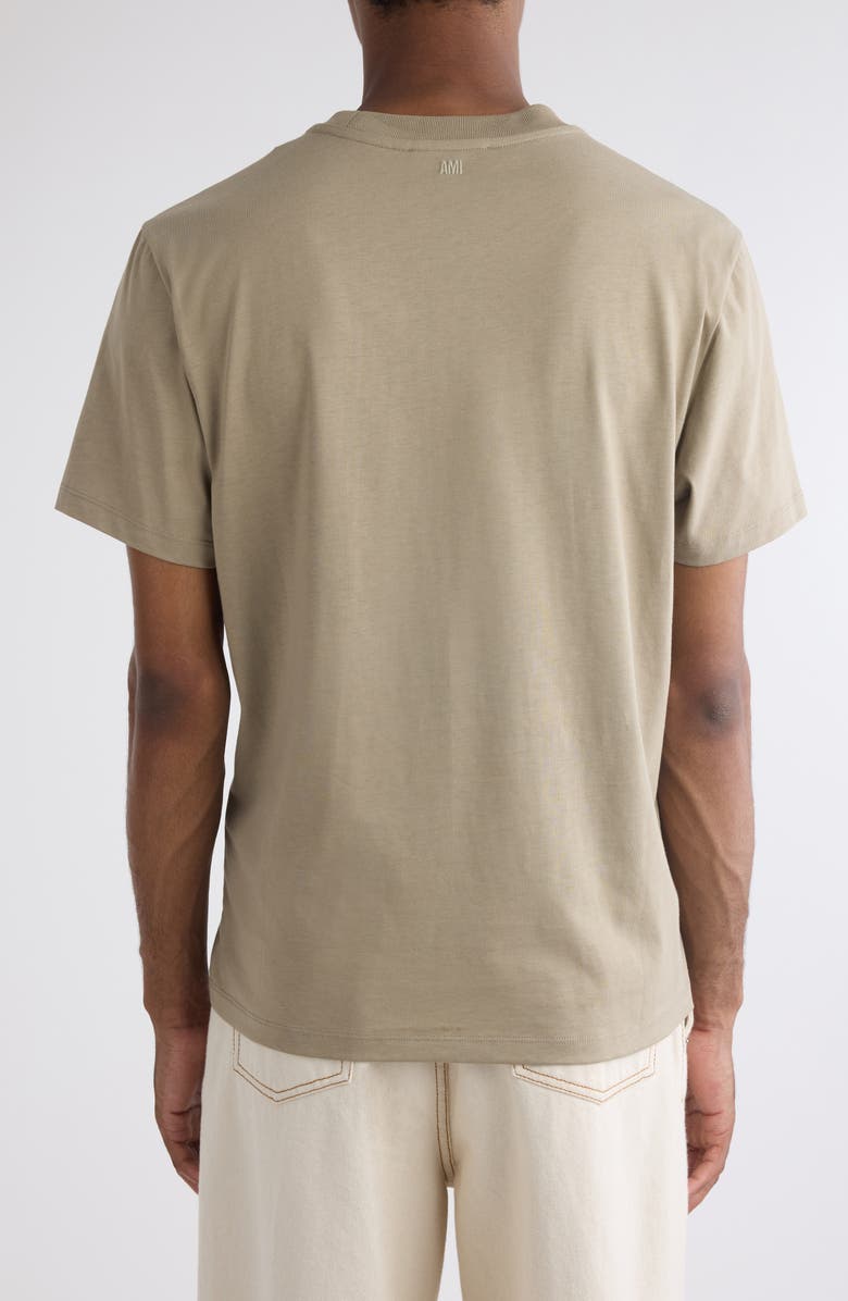 AMI PARIS Embroidered Ami de Coeur Cotton T-Shirt, Alternate, color, 