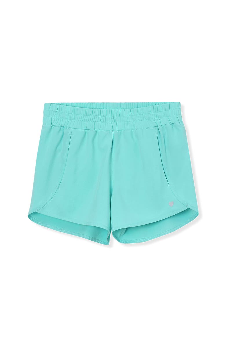 Lands' End Girls Active Woven Shorts, Main, color, Aruba Blue
