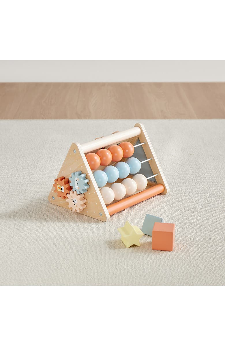 Wonder & Wise Playful Triangle Activity Game, Alternate, color, Wood