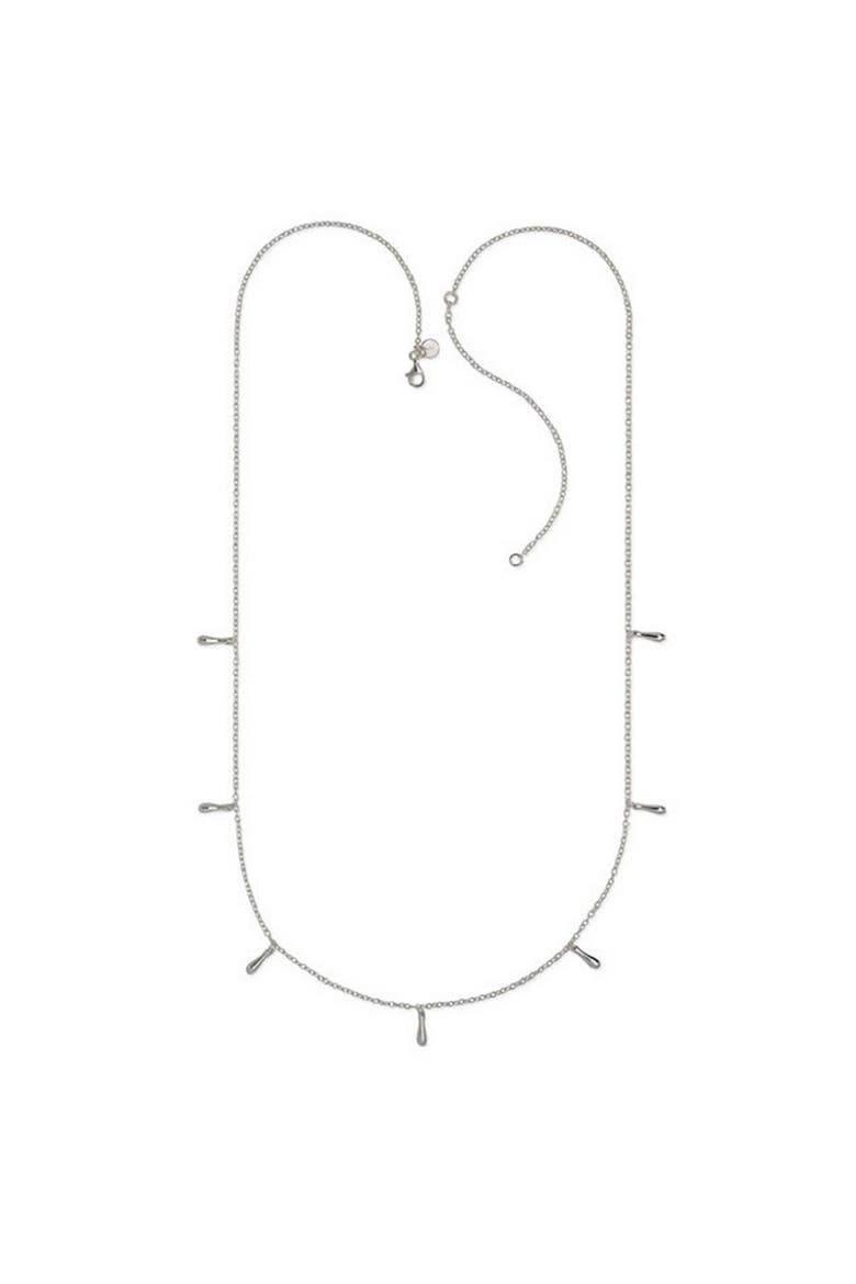 7 Drip necklace 28" or 32", Main, color, Sterling Silver