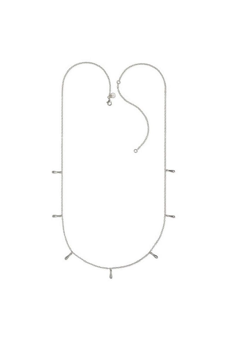 Lucy Quartermaine 7 Drip necklace 28" or 32", Main, color, Sterling Silver