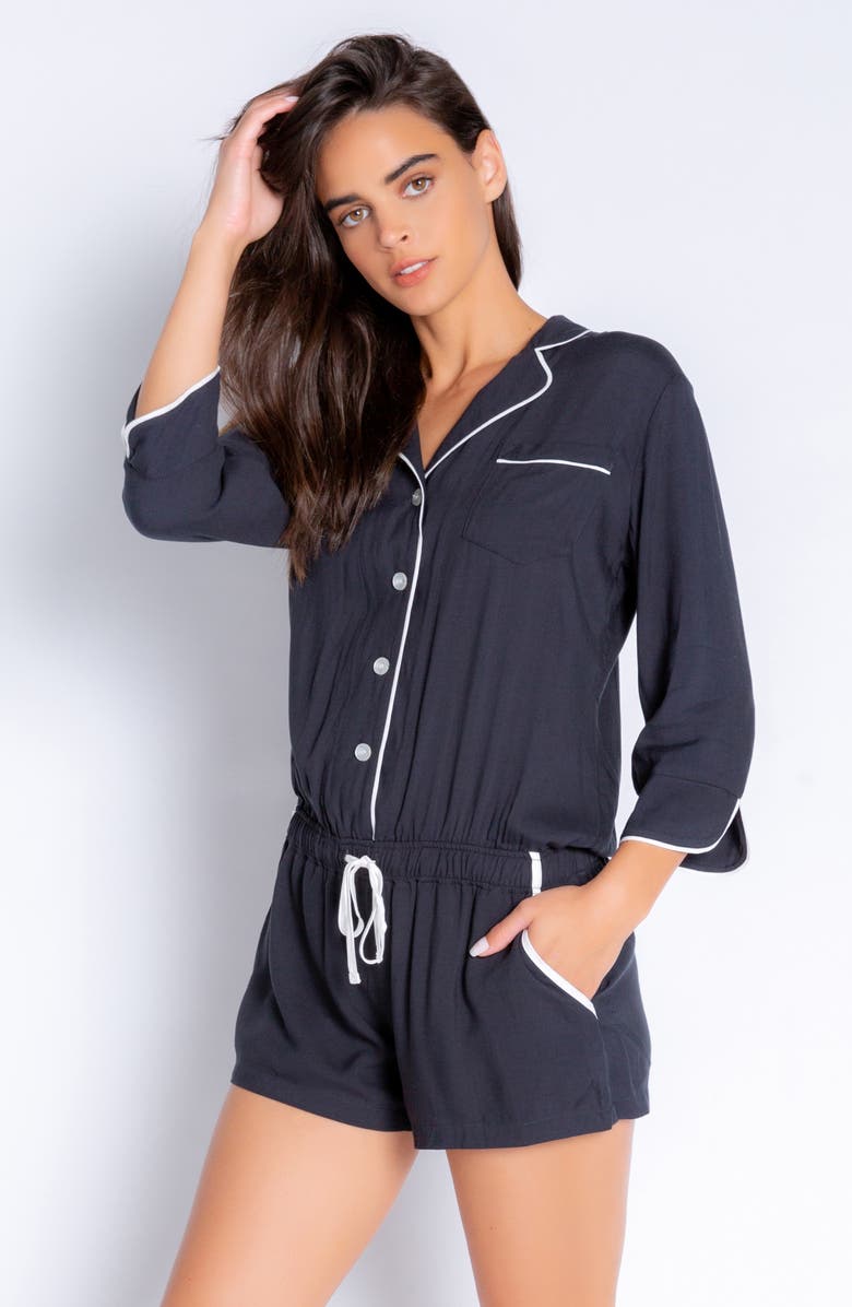 PJ Salvage Fresh Friday Romper, Alternate, color, 