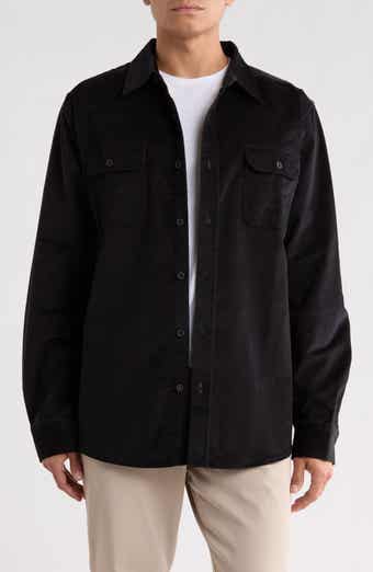 Long Sleeve Stretch Corduroy Shirt