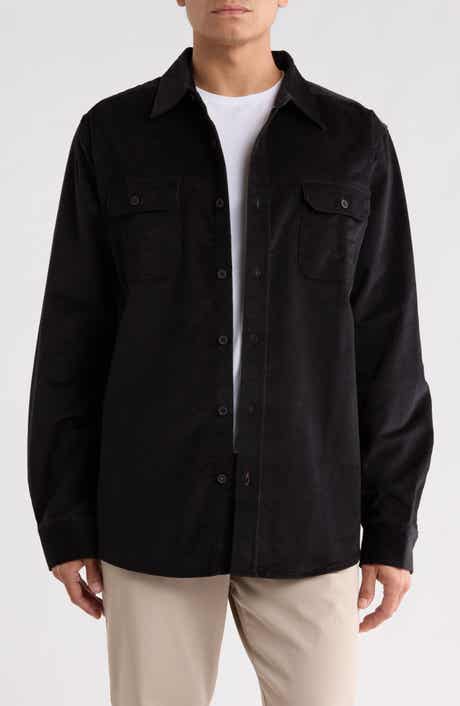 Long Sleeve Stretch Corduroy Shirt