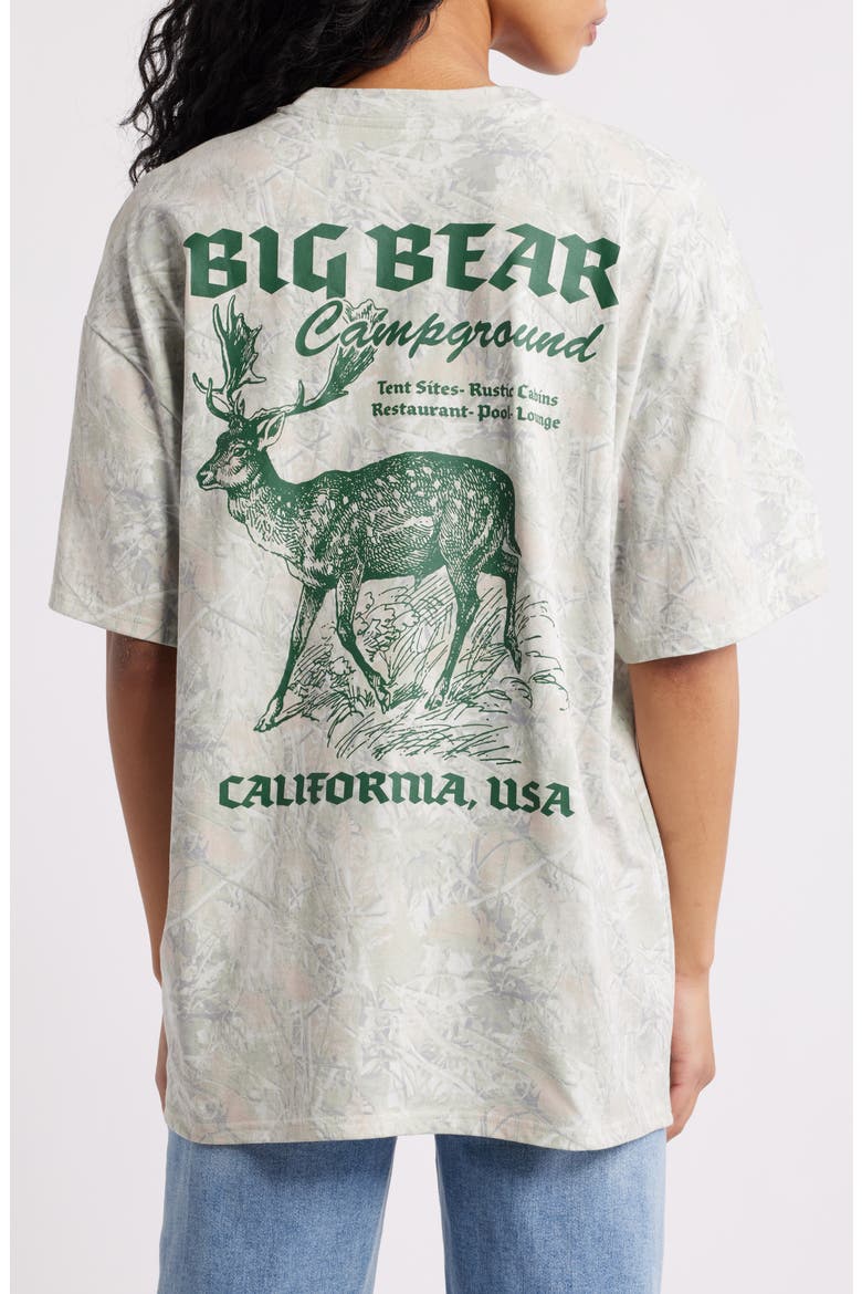 Big Bear Camp Camo Print Graphic T-Shirt, Alternate, color, LEAF CAMO
