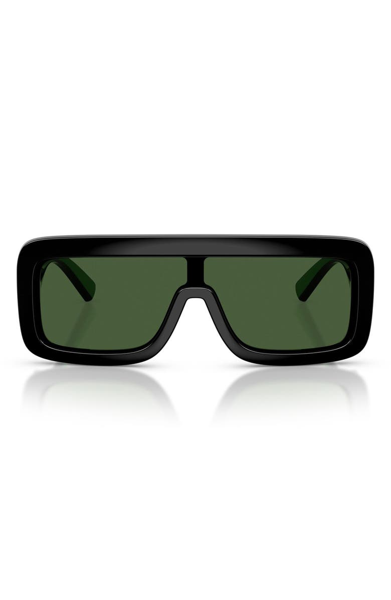 Dolce&Gabbana Kids' 118mm Rectangular Shield Sunglasses, Main, color, 