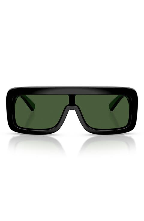 Kids' 118mm Rectangular Shield Sunglasses