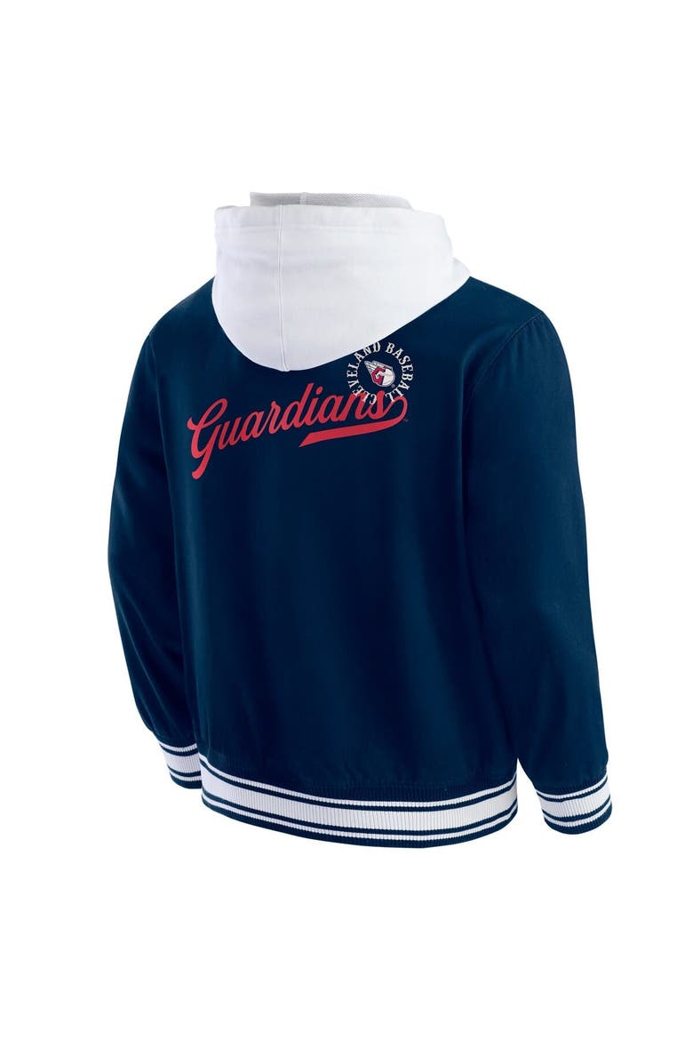 Men's Darius Rucker Collection by Fanatics  Navy Cleveland Guardians Full-Snap Hooded Jacket, Alternate, color, Navy