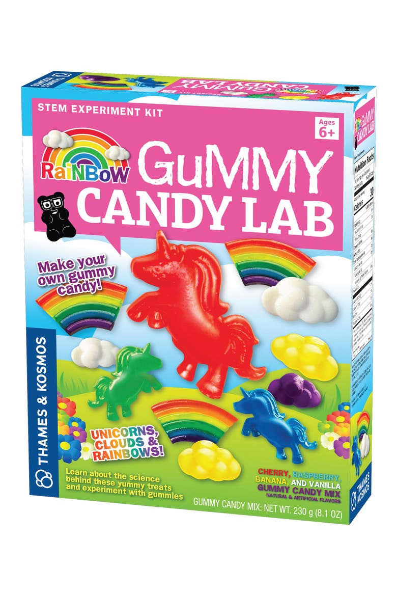 Rainbow Gummy Candy Lab Unicorns, Clouds & Rainbows! Science Kit, Main, color, NO COLOR FAMILY