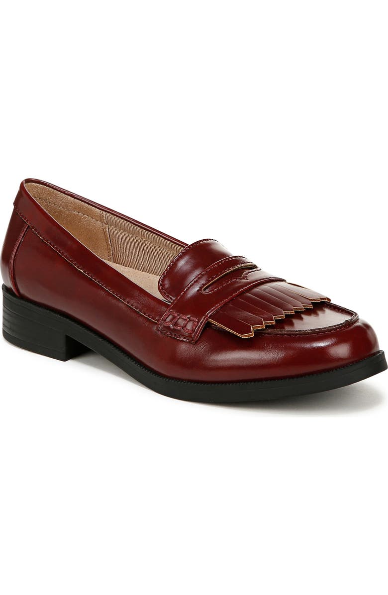 LifeStride Santana Fringe Loafer, Main, color, Wine