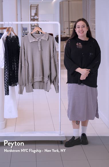 Free People Camden Oversize Henley | Nordstrom