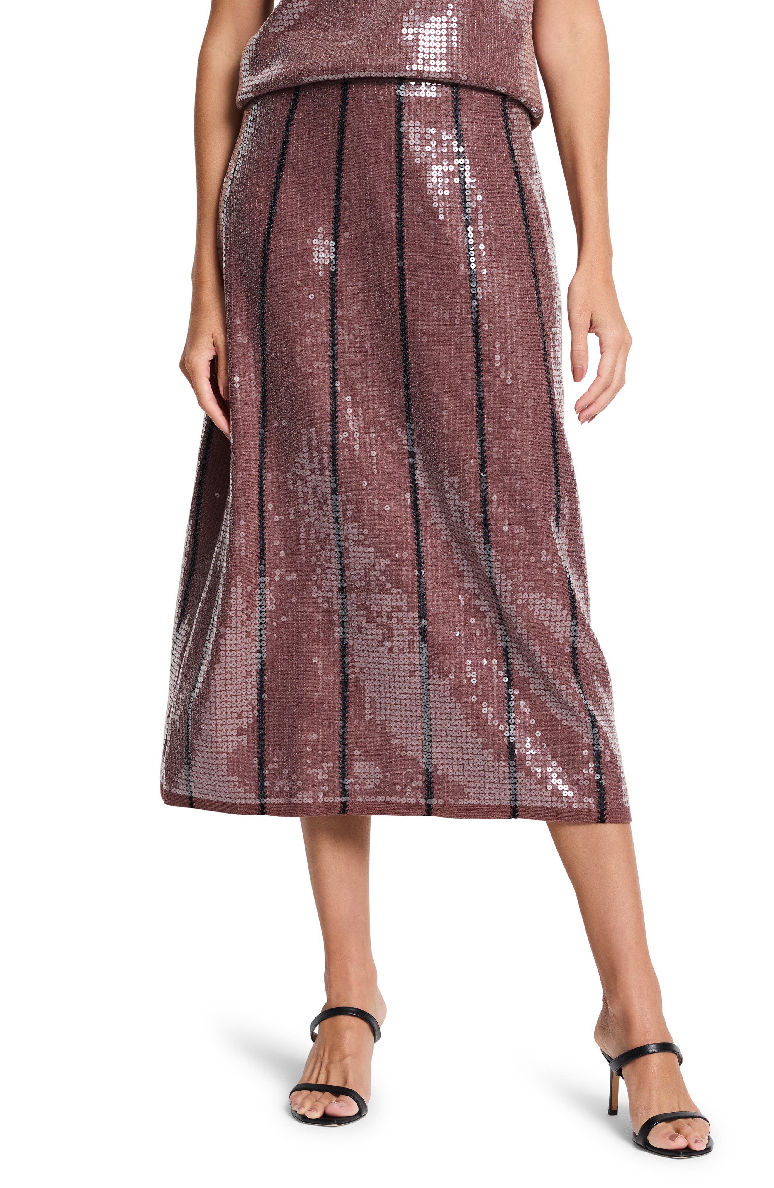 NIC+ZOE Sequin A-Line Skirt