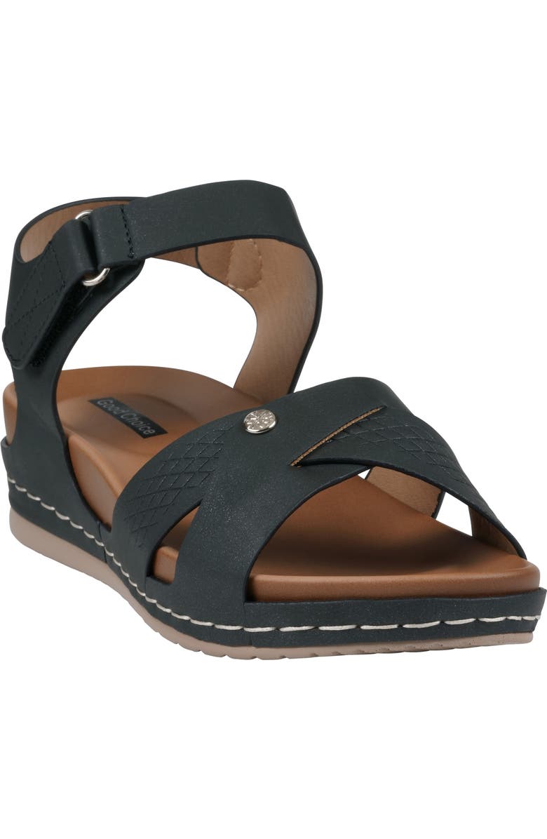 GC SHOES Nala Comfort Wedge Sandal, Main, color,